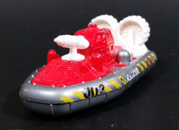 2012 Matchbox Beach Rescue Hovercraft Red and Grey Die Cast Toy Watercraft Vehicle - Treasure Valley Antiques & Collectibles