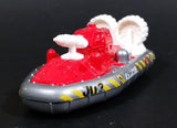 2012 Matchbox Beach Rescue Hovercraft Red and Grey Die Cast Toy Watercraft Vehicle - Treasure Valley Antiques & Collectibles