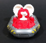 2012 Matchbox Beach Rescue Hovercraft Red and Grey Die Cast Toy Watercraft Vehicle - Treasure Valley Antiques & Collectibles