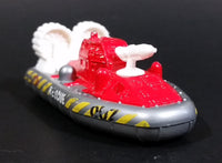 2012 Matchbox Beach Rescue Hovercraft Red and Grey Die Cast Toy Watercraft Vehicle - Treasure Valley Antiques & Collectibles