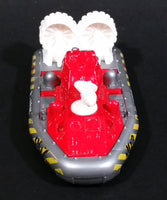 2012 Matchbox Beach Rescue Hovercraft Red and Grey Die Cast Toy Watercraft Vehicle - Treasure Valley Antiques & Collectibles