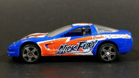 2011 Maisto Marvel Comics Nick Fury 1997 Chevrolet Corvette Blue Die Cast Toy Car Vehicle