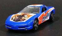 2011 Maisto Marvel Comics Nick Fury 1997 Chevrolet Corvette Blue Die Cast Toy Car Vehicle