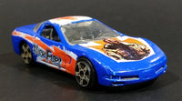 2011 Maisto Marvel Comics Nick Fury 1997 Chevrolet Corvette Blue Die Cast Toy Car Vehicle