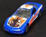 2011 Maisto Marvel Comics Nick Fury 1997 Chevrolet Corvette Blue Die Cast Toy Car Vehicle