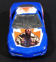 2011 Maisto Marvel Comics Nick Fury 1997 Chevrolet Corvette Blue Die Cast Toy Car Vehicle - Treasure Valley Antiques & Collectibles