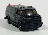 Vintage 1983 Ertl A-TEAM GMC Vandura Van Black Red Die Cast Toy Car Vehicle