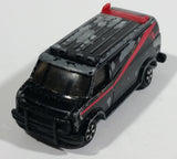 Vintage 1983 Ertl A-TEAM GMC Vandura Van Black Red Die Cast Toy Car Vehicle