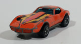 1980 Hot Wheels Chevrolet Corvette Stingray Orange Die Cast Toy Car Vehicle - Treasure Valley Antiques & Collectibles