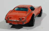 1980 Hot Wheels Chevrolet Corvette Stingray Orange Die Cast Toy Car Vehicle - Treasure Valley Antiques & Collectibles