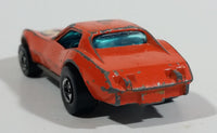 1980 Hot Wheels Chevrolet Corvette Stingray Orange Die Cast Toy Car Vehicle - Treasure Valley Antiques & Collectibles