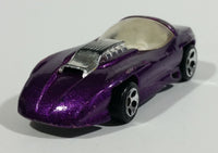 1993 Hot Wheels Silhouette II 5 DOT Wheels Metalflake Purple Die Cast Toy Car Vehicle