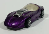 1993 Hot Wheels Silhouette II 5 DOT Wheels Metalflake Purple Die Cast Toy Car Vehicle