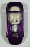1993 Hot Wheels Silhouette II 5 DOT Wheels Metalflake Purple Die Cast Toy Car Vehicle
