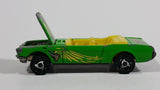 2000 Hot Wheels '65 Mustang Convertible Classic Rock Lime Green Die Cast Toy Car Vehicle - Treasure Valley Antiques & Collectibles