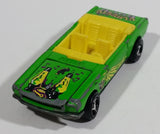 2000 Hot Wheels '65 Mustang Convertible Classic Rock Lime Green Die Cast Toy Car Vehicle - Treasure Valley Antiques & Collectibles