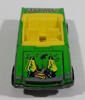 2000 Hot Wheels '65 Mustang Convertible Classic Rock Lime Green Die Cast Toy Car Vehicle - Treasure Valley Antiques & Collectibles