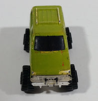 1983 Hot Wheels Mini Racers Chevy Blazer 4 x 4 Green Yellow Die Cast Toy Car Vehicle - Treasure Valley Antiques & Collectibles