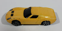 Maisto Fresh Metal 1966 Lamborghini Miura Yellow 1/64 Scale Die Cast Toy Dream Car Vehicle - Treasure Valley Antiques & Collectibles