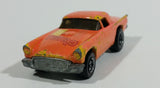 1987 Hot Wheels Color Racers '57 T-Bird 1957 Ford Thunder Bird Orange Die Cast Toy Car Vehicle - Treasure Valley Antiques & Collectibles