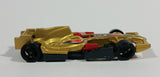 2011 Hot Wheels Track Stars F1 Racer Metallic Gold Die Cast Toy Race Car Vehicle - Treasure Valley Antiques & Collectibles