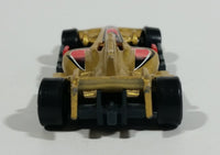 2011 Hot Wheels Track Stars F1 Racer Metallic Gold Die Cast Toy Race Car Vehicle - Treasure Valley Antiques & Collectibles