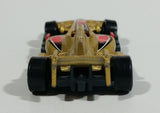 2011 Hot Wheels Track Stars F1 Racer Metallic Gold Die Cast Toy Race Car Vehicle - Treasure Valley Antiques & Collectibles