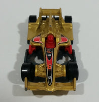 2011 Hot Wheels Track Stars F1 Racer Metallic Gold Die Cast Toy Race Car Vehicle - Treasure Valley Antiques & Collectibles