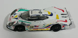 2000 Hot Wheels Porsche 911 GT1-98 White Die Cast Toy Race Car Vehicle - Treasure Valley Antiques & Collectibles