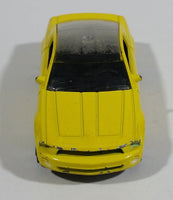 2006 Matchbox MBX Metal Ford Mustang GT Concept Yellow Die Cast Toy Car Vehicle - Treasure Valley Antiques & Collectibles