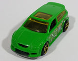 2011 Hot Wheels Graffiti Rides Audacious Neon Green Die Cast Toy Car Vehicle - Treasure Valley Antiques & Collectibles