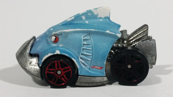 VHTF RARE 2013 Hot Wheels Color Shifters Creatures Piranha Terror Light Blue 4 Multi-Color Die Cast Toy Car Vehicle - Treasure Valley Antiques & Collectibles