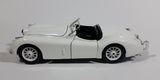 Burago 1948 Jaguar XK 120 Convertible White 1/24 Scale Die Cast Model Toy Classic Car Vehicle - Missing Parts - Treasure Valley Antiques & Collectibles