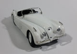 Burago 1948 Jaguar XK 120 Convertible White 1/24 Scale Die Cast Model Toy Classic Car Vehicle - Missing Parts - Treasure Valley Antiques & Collectibles