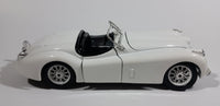 Burago 1948 Jaguar XK 120 Convertible White 1/24 Scale Die Cast Model Toy Classic Car Vehicle - Missing Parts - Treasure Valley Antiques & Collectibles