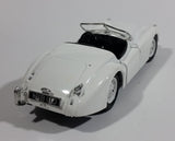 Burago 1948 Jaguar XK 120 Convertible White 1/24 Scale Die Cast Model Toy Classic Car Vehicle - Missing Parts - Treasure Valley Antiques & Collectibles