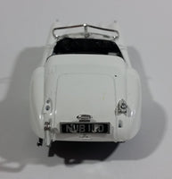 Burago 1948 Jaguar XK 120 Convertible White 1/24 Scale Die Cast Model Toy Classic Car Vehicle - Missing Parts - Treasure Valley Antiques & Collectibles