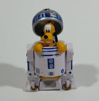 Rare Star Wars Disney Pluto Dog Cartoon Character in R2D2 Robot  3" Toy Figure Collectible