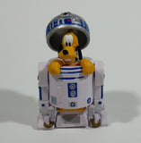 Rare Star Wars Disney Pluto Dog Cartoon Character in R2D2 Robot  3" Toy Figure Collectible