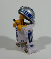 Rare Star Wars Disney Pluto Dog Cartoon Character in R2D2 Robot  3" Toy Figure Collectible