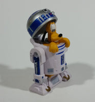 Rare Star Wars Disney Pluto Dog Cartoon Character in R2D2 Robot  3" Toy Figure Collectible