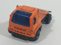 2003 Matchbox Hero City Car Carrier Orange Die Cast Toy Truck Vehicle - Missing Loader - Treasure Valley Antiques & Collectibles