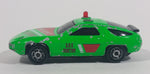 Vintage Majorette Sonic Flashers Porsche 928 Emergency S.O.S. Doctor Bright Green Die Cast Toy Car Vehicle - Treasure Valley Antiques & Collectibles