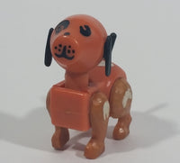 Vintage 1967 Fisher Price Little People Farm Brown Spotted Dog Hong Kong - Treasure Valley Antiques & Collectibles