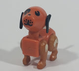 Vintage 1967 Fisher Price Little People Farm Brown Spotted Dog Hong Kong - Treasure Valley Antiques & Collectibles