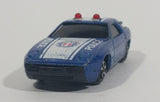 Rare 1989 Soma Flashers & Sirens Porsche 928 Police Car Blue Die Cast Toy Car Vehicle