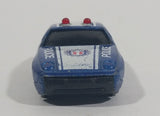 Rare 1989 Soma Flashers & Sirens Porsche 928 Police Car Blue Die Cast Toy Car Vehicle