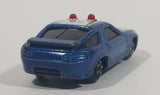 Rare 1989 Soma Flashers & Sirens Porsche 928 Police Car Blue Die Cast Toy Car Vehicle