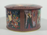 Vintage Walt Disney Productions Snow White and The Seven Dwarfs Candy Jar Mix Round Collectible Tin Container - Treasure Valley Antiques & Collectibles