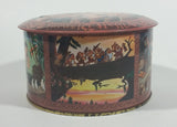 Vintage Walt Disney Productions Snow White and The Seven Dwarfs Candy Jar Mix Round Collectible Tin Container - Treasure Valley Antiques & Collectibles